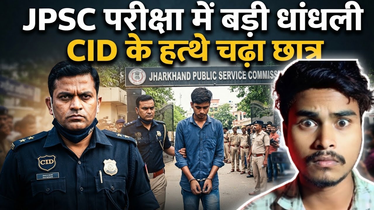 JPSC Scam Exposed! Candidate from Viral OMR Sheet Taken into CID Custody. #jpsc