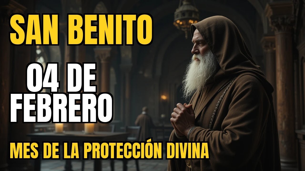 🌟 Escuchar esta oración de San Benito con fe lo cambia todo 🙏