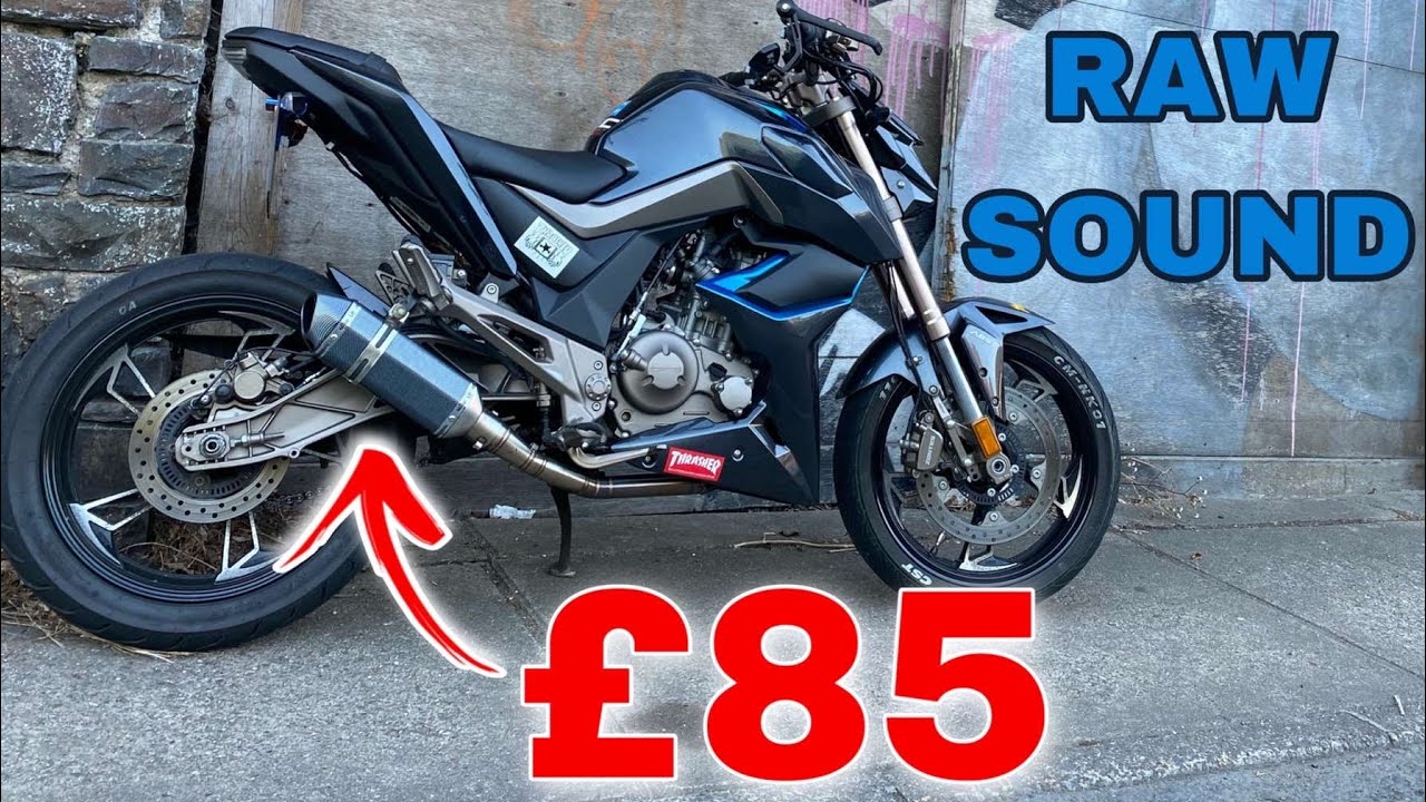 Zontes zt 125 u Raw sound warehouse donuts *mt exhaust