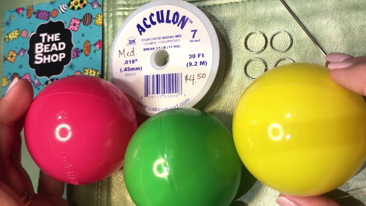 DIY: HUGE beaded garland ball pit bead strands