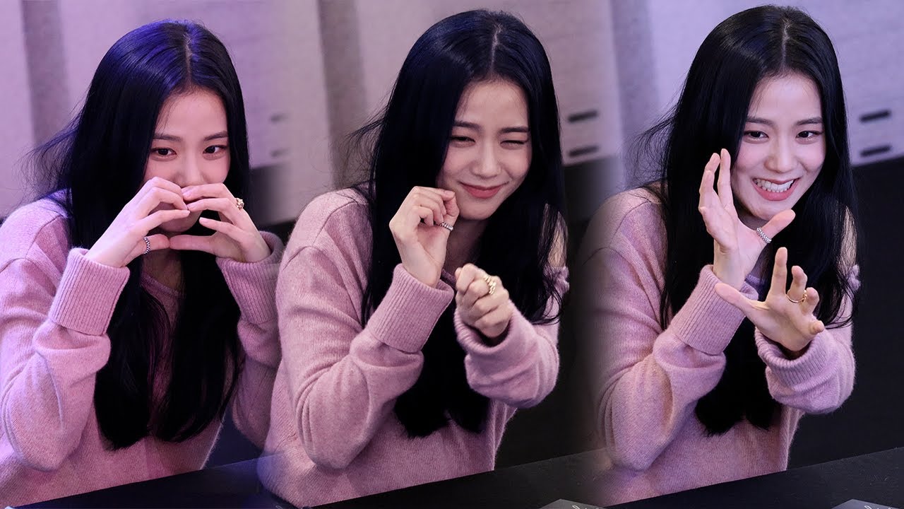BLACKPINK “JISOO” CUTE & LOVELY FAN SIGN (지수의 귀욤 사랑스러운 사인 팬서비스) | 블랙핑크 팬사인회 • 비몽