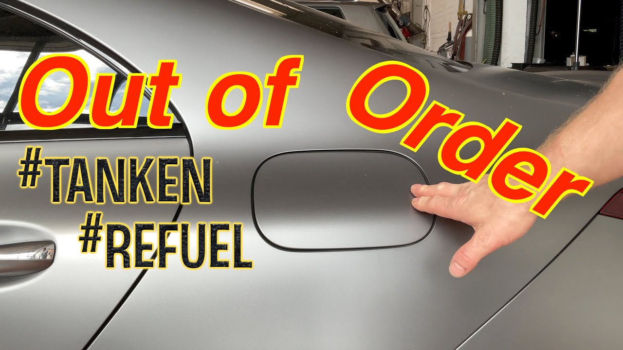 Tankdeckel öffnen A B GLB GLA 177 118 247 How to open tank cap #refuel #tanken