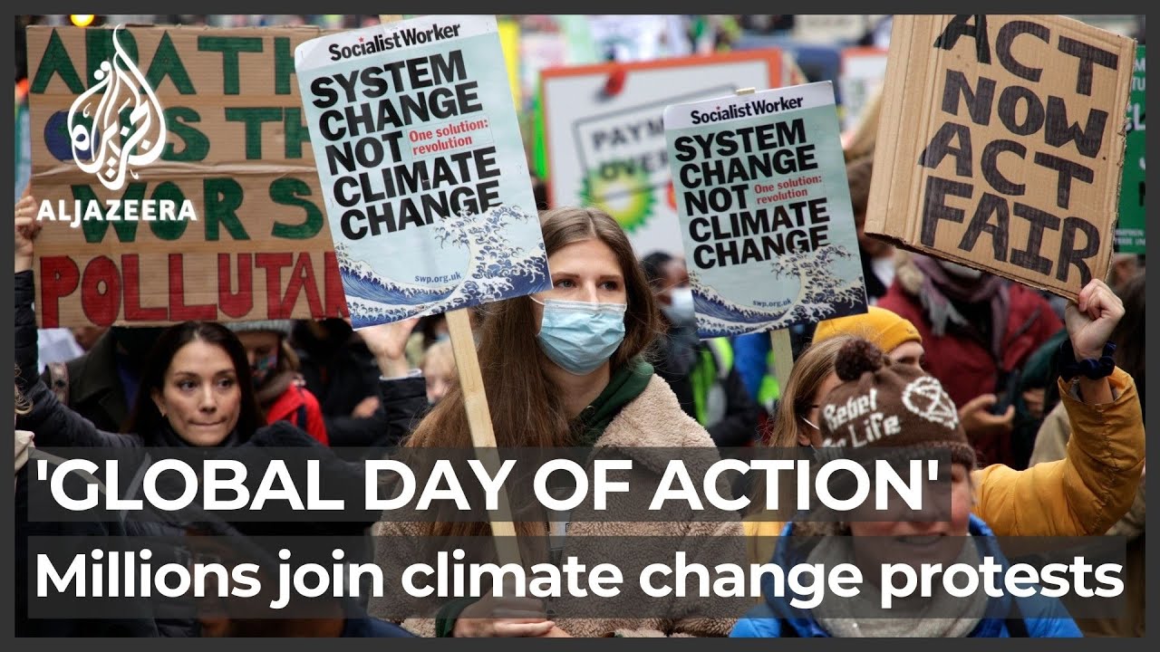 COP26: Protesters worldwide demand action on climate crisis