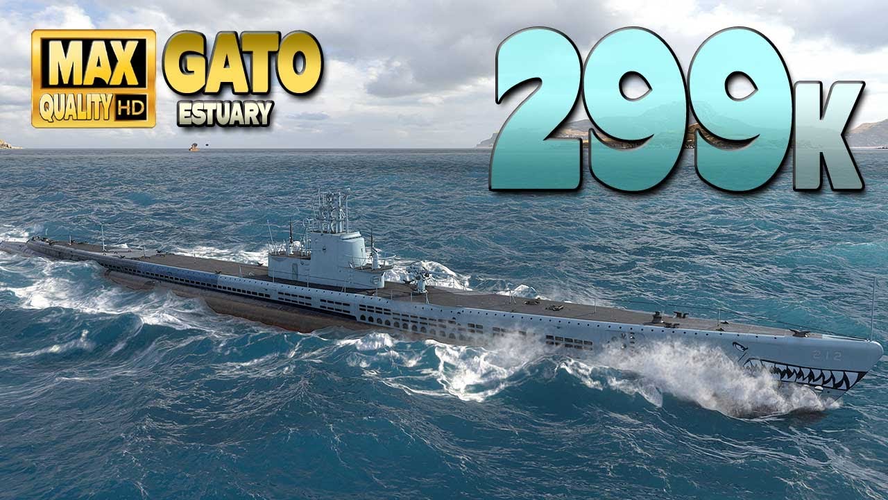 Подводная лодка Гато с большим успехом в тылу врага - World of Warships