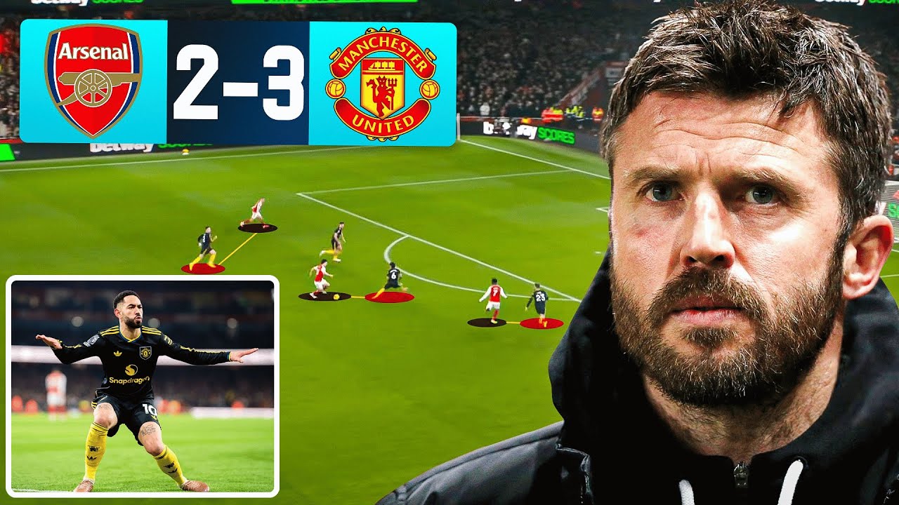 How Carrick's United DEVASTATED Arsenal At The Emirates: A Tactical Anaylsis