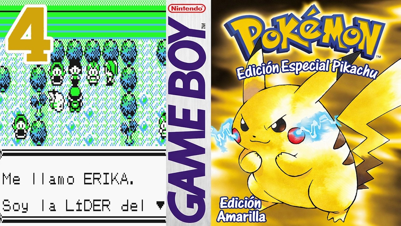 Avanzamos hasta la Cuarta Medalla🏅- Pokémon Amarillo #4