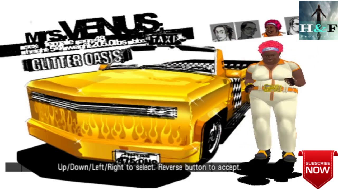 Crazy taxi 3 Mrs Venus Gameplay