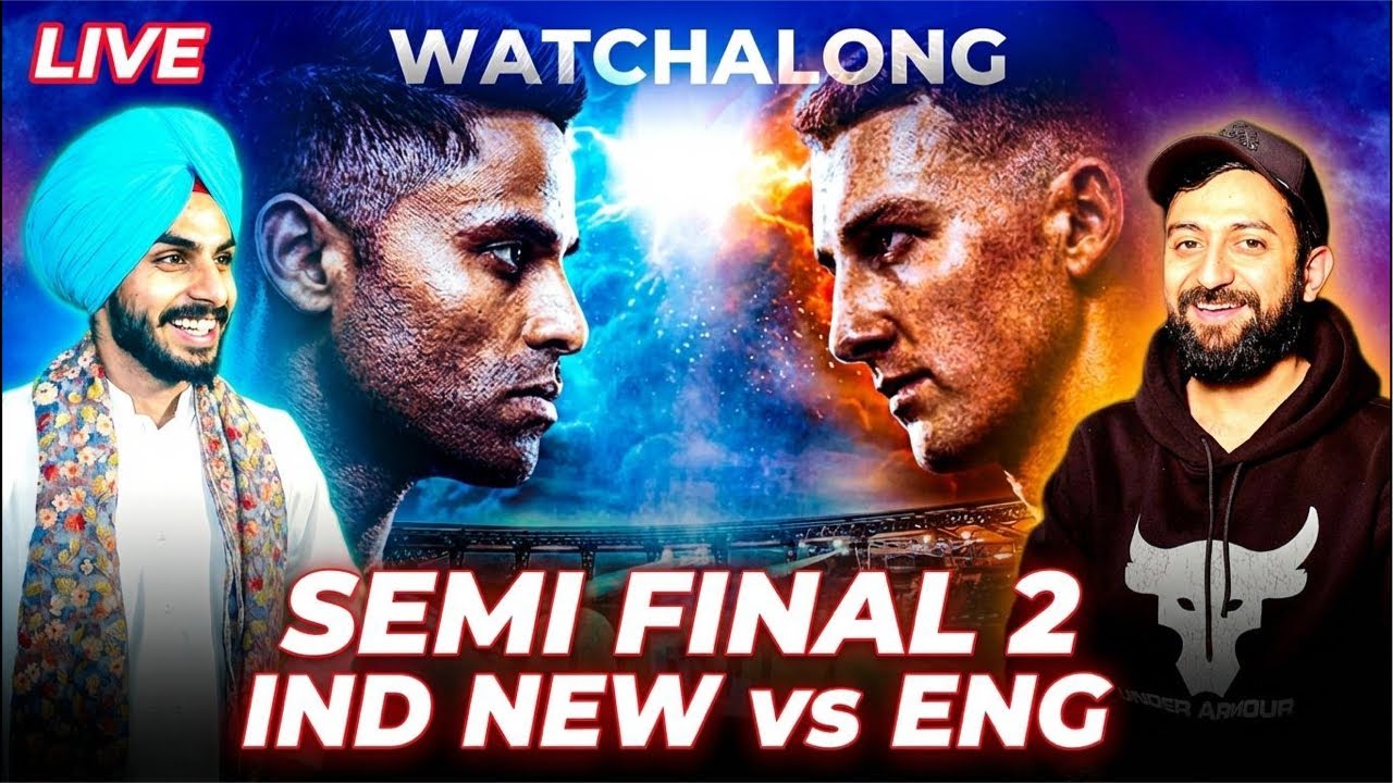 INDIA VS ENGLAND SEMIFINAL | Live Reaction