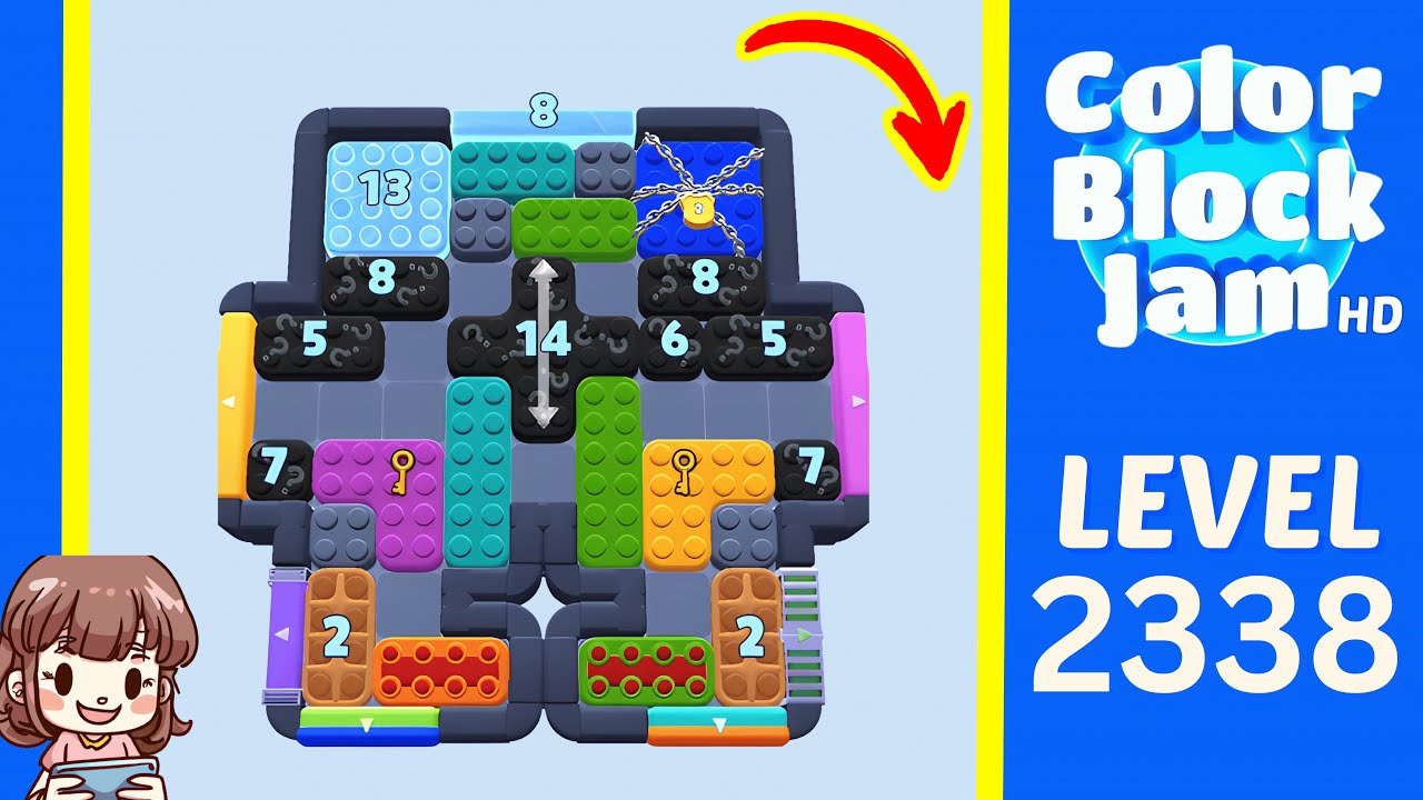 Color Block Jam Level 1429 (2338) Solution Walkthrough