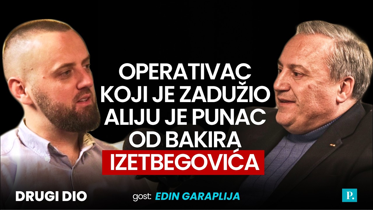 II DIO - Edin Garaplija: Operativac koji je zadužio Aliju je punac od Bakira Izetbegovića.