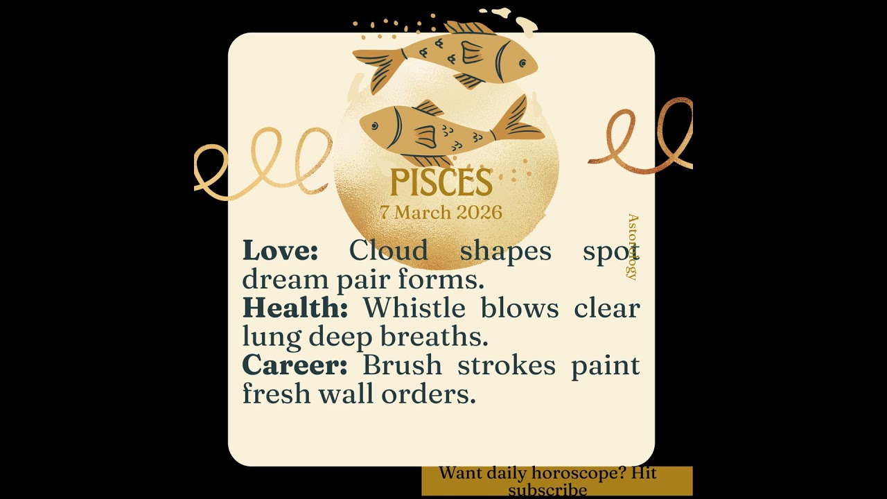 Pisces Today 7 March 2026 🔮 A Powerful Life Change Is Coming!#astrology #zodiac #astrology #astro