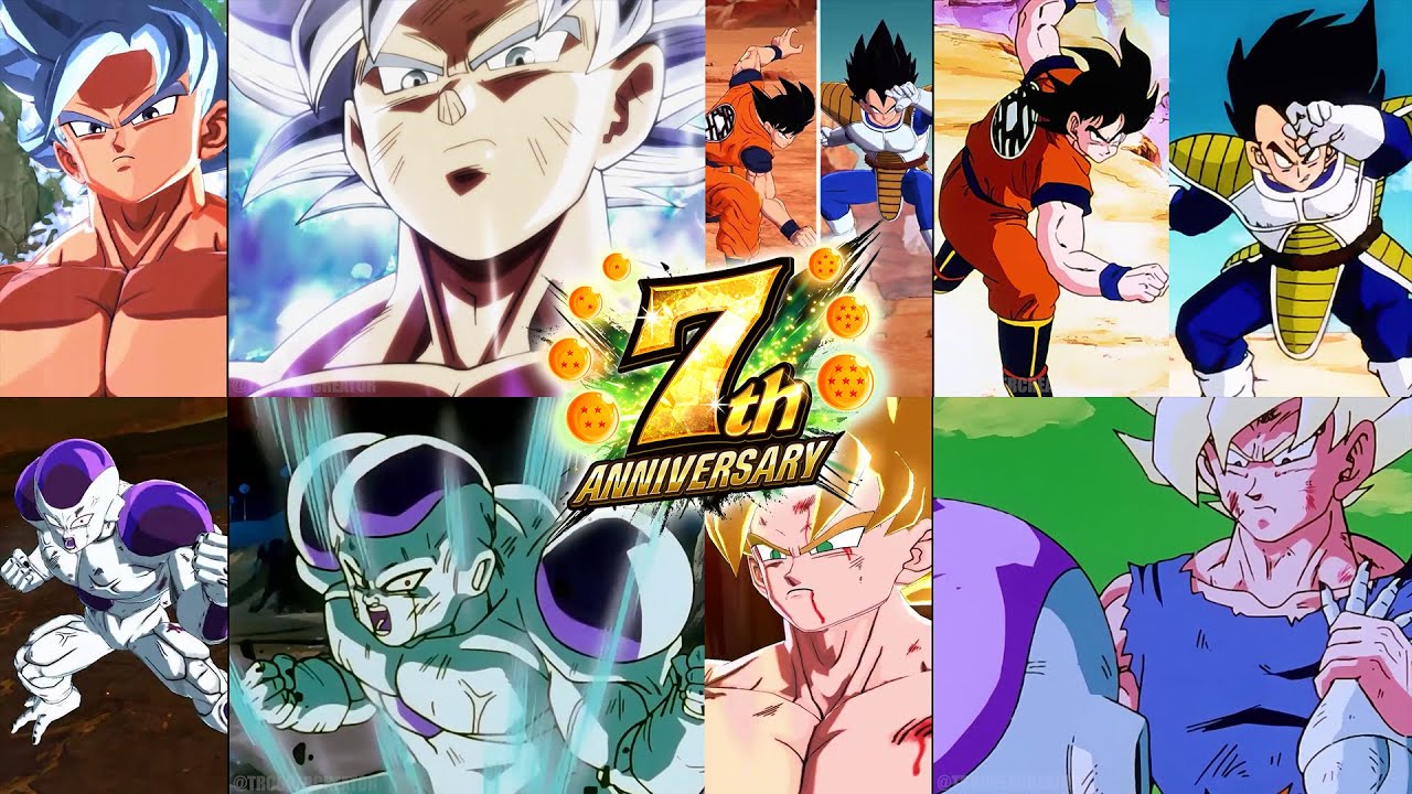 ALL 7TH ANNIVERSARY UNITS References | Dragon Ball Legends