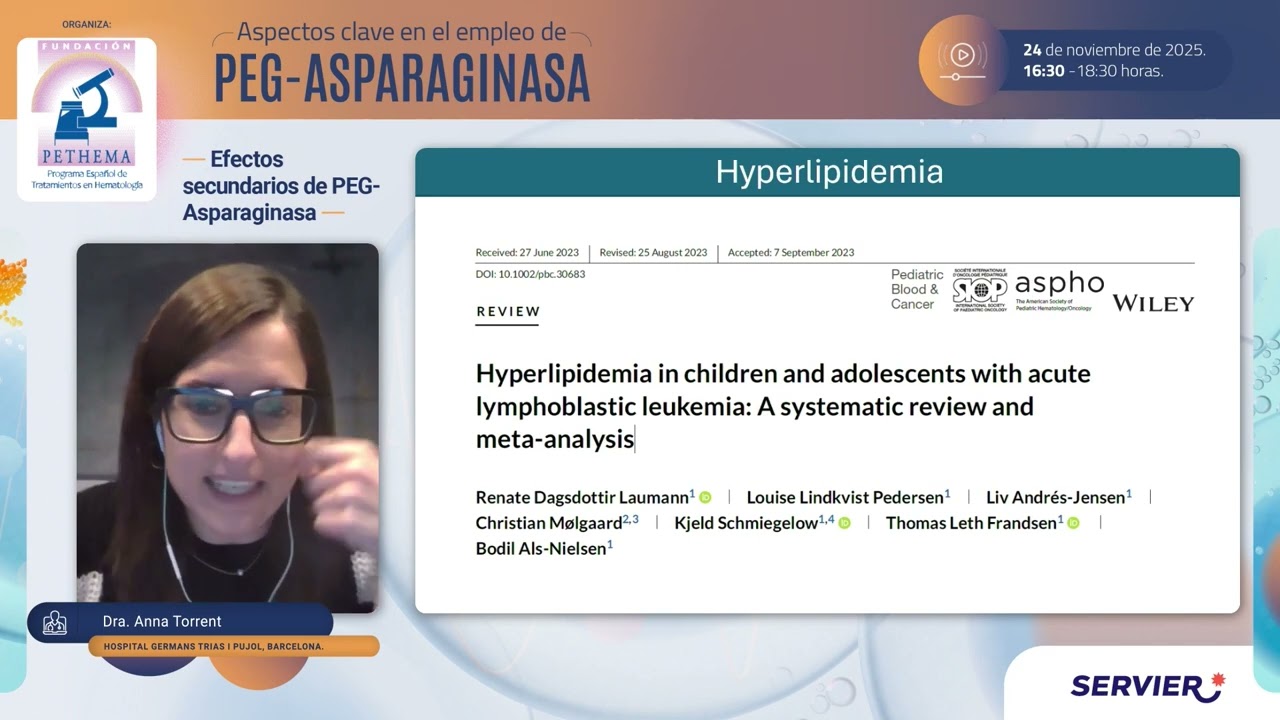 Webinar Aspectos clave en el manejo de PEG-ASPARAGINASA