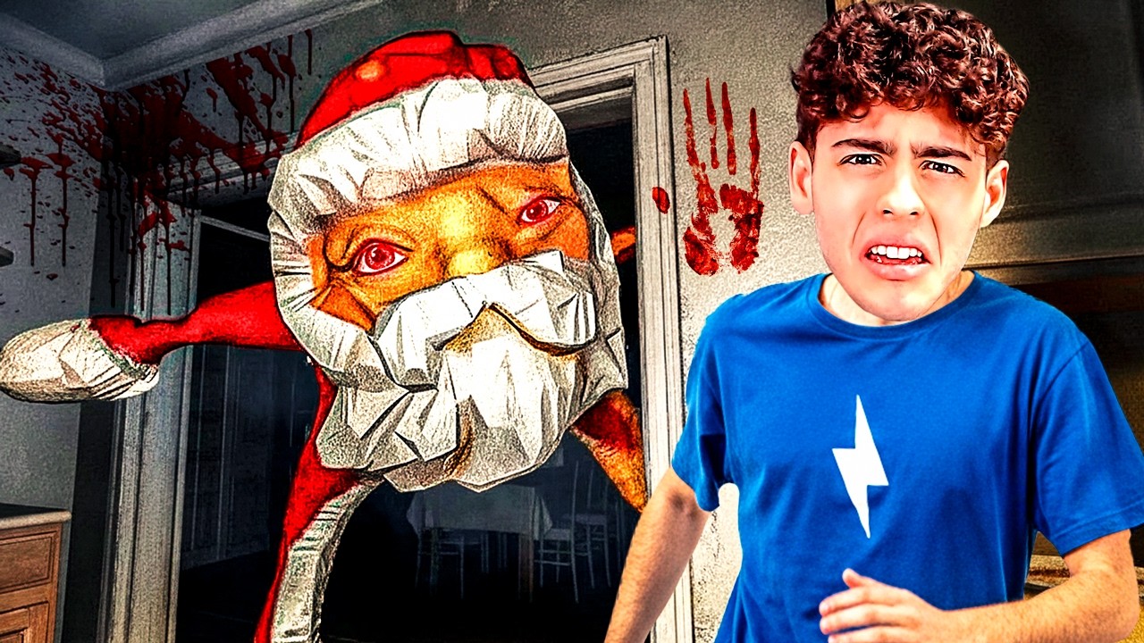 GOO GOO GAGA ESTÁ CORRENDO ATRÁS DE MIM! UM PAPAI NOEL ARANHA