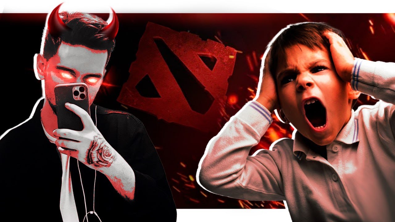ТОМАС ПРОТИВ АГРЕССИВНЫХ ШКОЛЬНИКОВ В DOTA 2