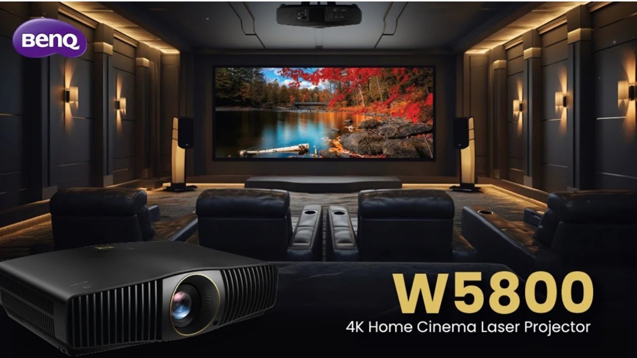 우리집을 극장으로, 벤큐(BenQ) 플래그십 4K 레이저 DLP 프로젝터 W5800
