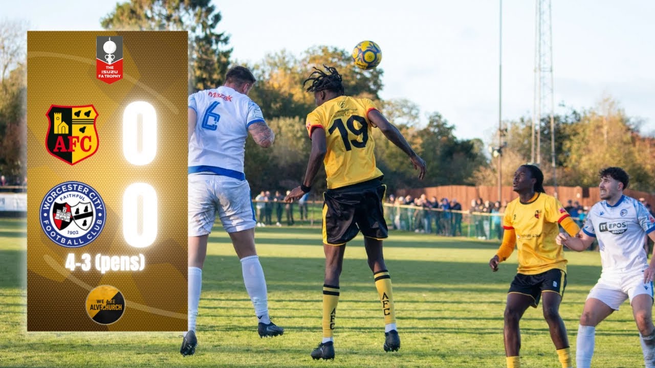 Church take the edge in a PENALTY SHOOTOUT │ Alvechurch 0-0 Worcester │ Alvechurch FC Highlights