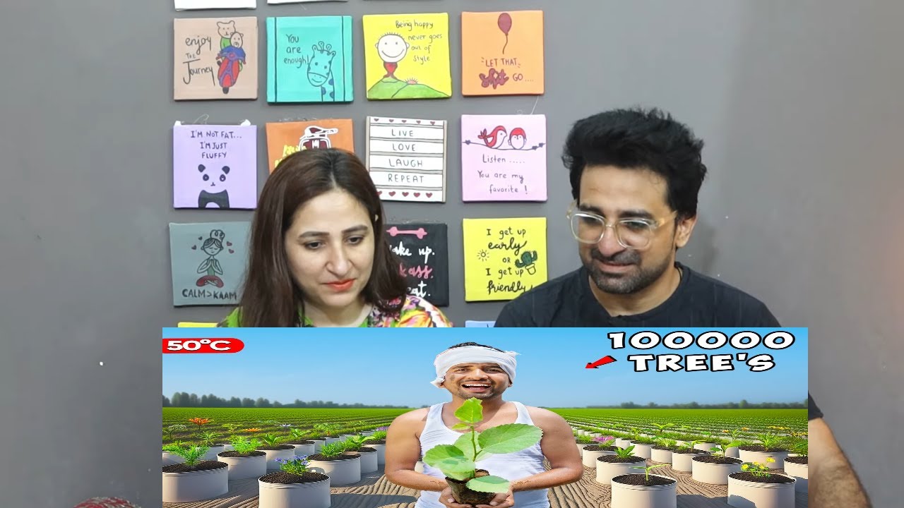 Pak Reacts to We Plant 1 Lakh Trees - एक लाख पेड़🌳| 100% Real
