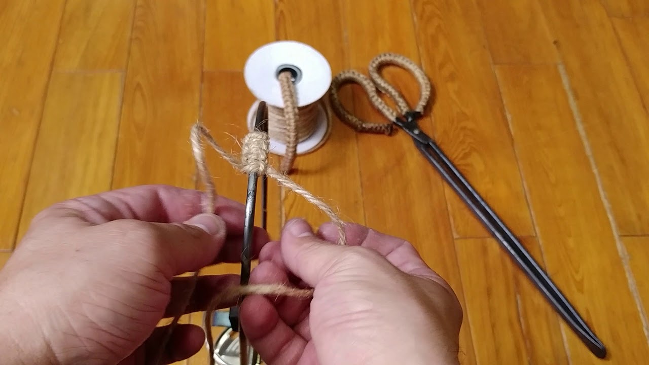 麻繩纏提把
