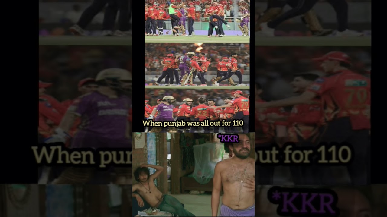 "KKR All Out for 95?! PBKS Turned Eden Gardens into a Comedy Show!"