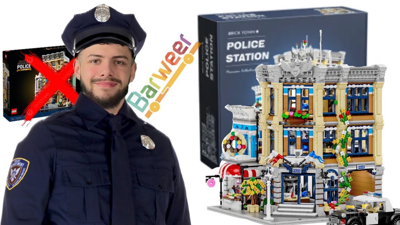 I Built an Alternate Lego Police Station Modular!!