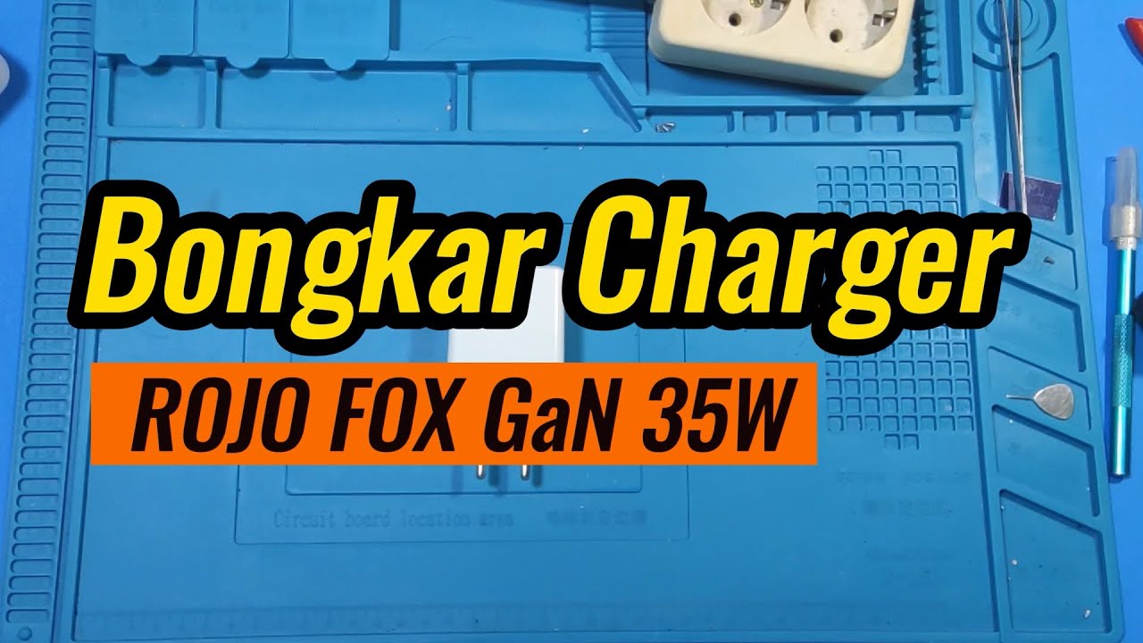 Bongkar Charger ROJO FOX GaN 35W
