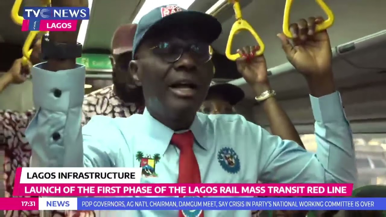 WATCH: Gov Sanwo-Olu Speaks On Launch Of Lagos Rail Mass Transit Red Line