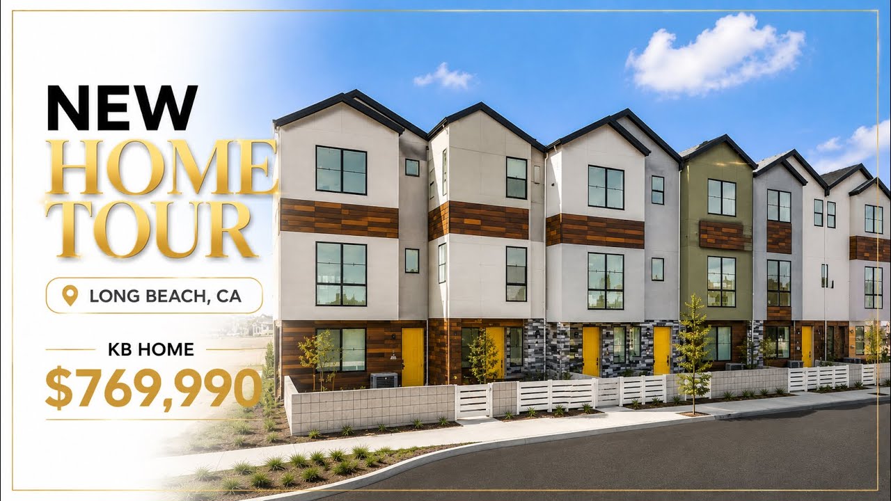 🏡 Stunning New Construction Home in Long Beach, CA Under $800K | KB Home Model Tour