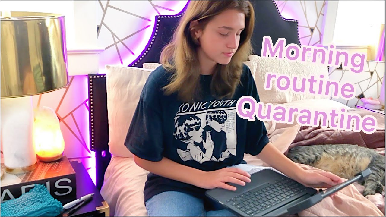 MY QUARANTINE SCHOOL MORNING ROUTINE 2020