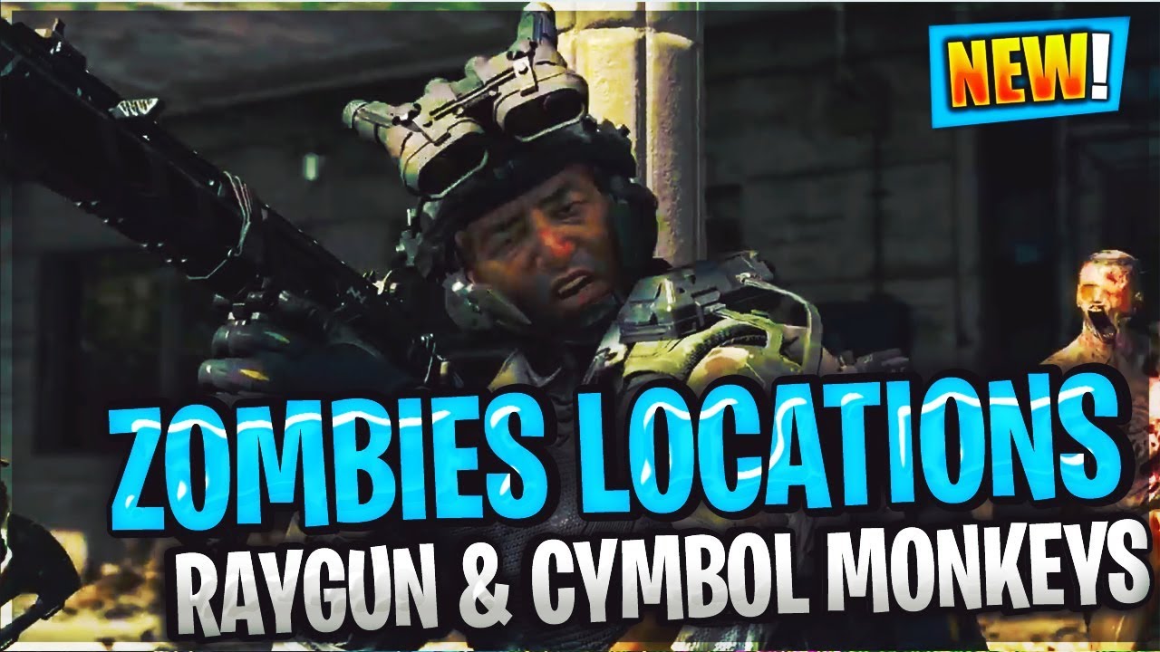 BLACK OPS 4 BLACKOUT ZOMBIES LOCATIONS & RAY GUN & CYMBAL MONKEY FROM SUPPLY STASHES!
