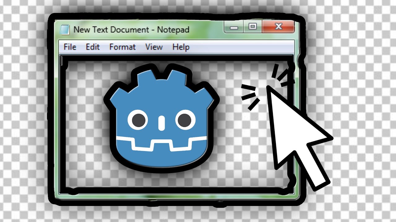 (CLICKABLE) Transparent Windows in Godot 4 4+