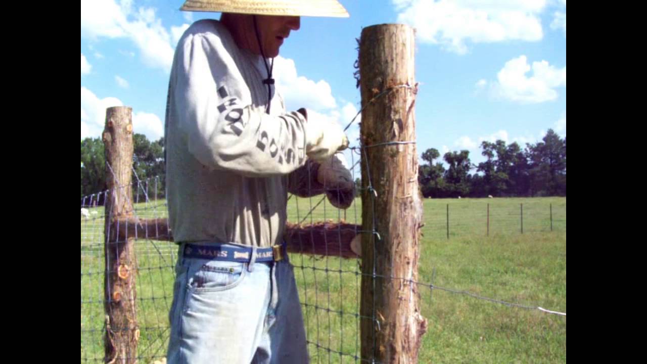 Installing Horse Fence