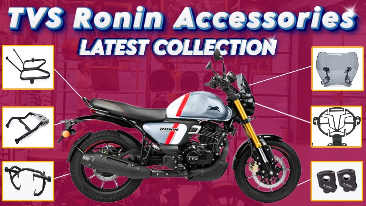 TVS Ronin Bike Accessories 🔥TVS Ronin Touring Accessories🔥 Rider Machine