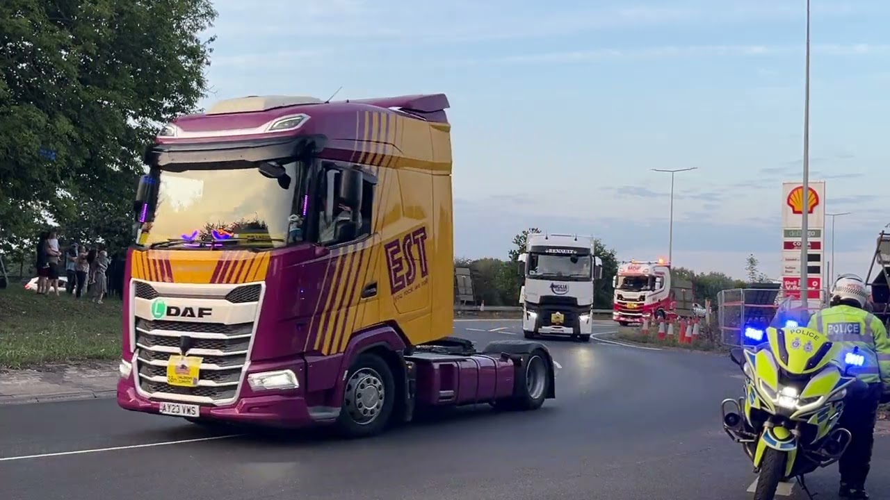 East Coast Truckers Convoy 2025 (38th year) - Return journey