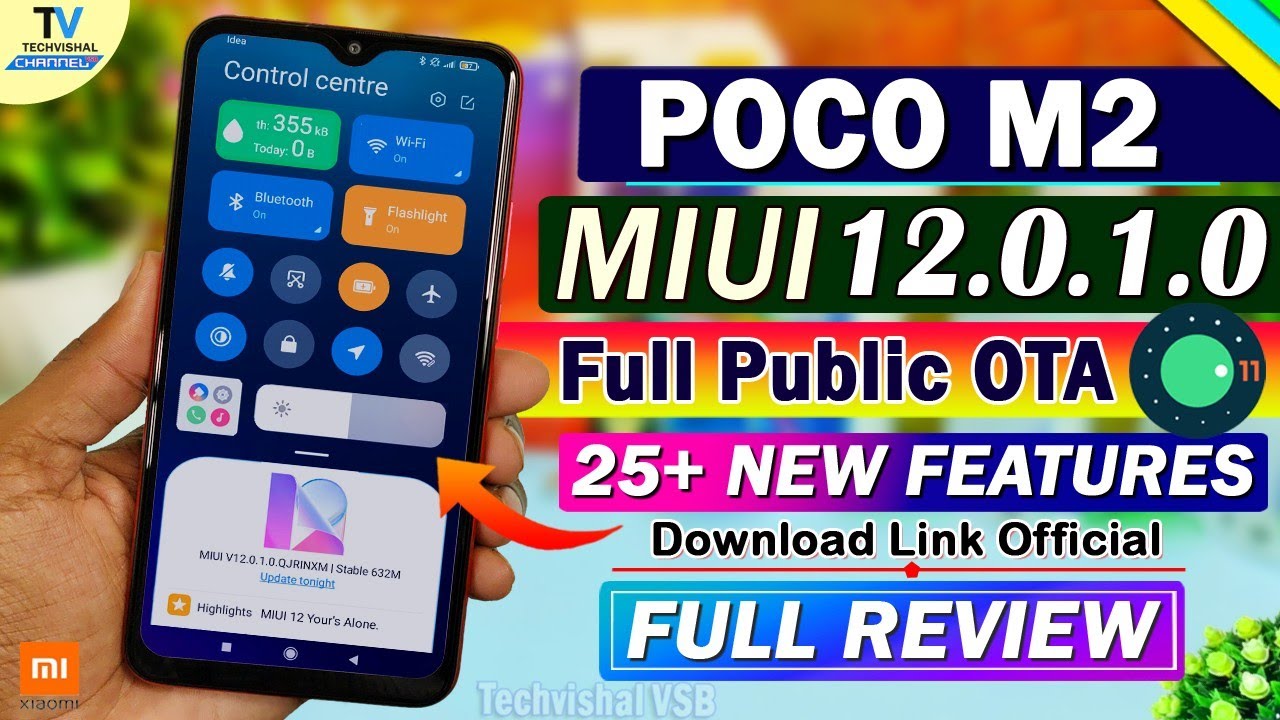 Poco M2 New MIUI 12.0.1.0 Update Full Changelog Review | 25+ New Features | Poco M2 MIUI 12 Update