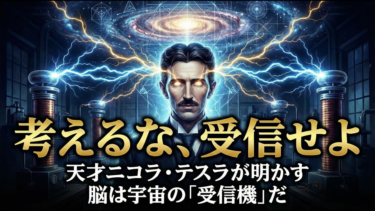 【脳力革命】「考えるな、受信せよ」。天才ニコラ・テスラが明かす宇宙の叡智へのアクセス法