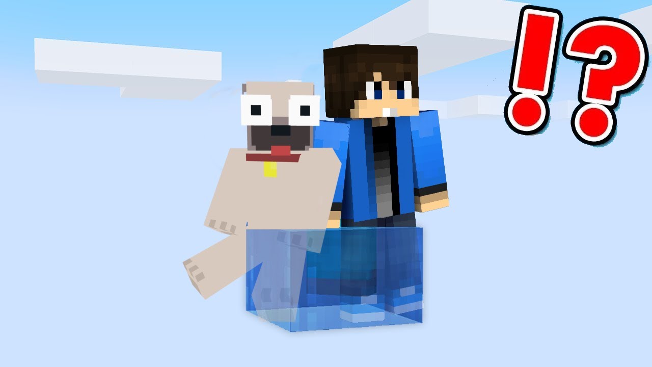 MINECRAFT DE CSAK 1 VÍZ BLOCKUNK VAN!