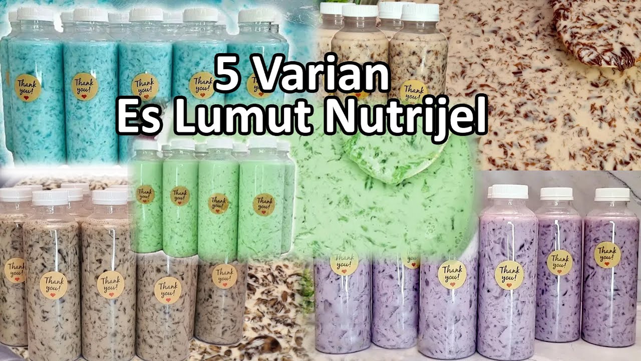 5 VARIAN RASA ES LUMUT NUTRIJELL  COCOK UNTUK IDE JUALAN