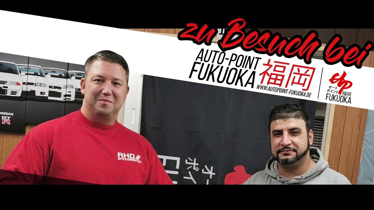 Auf dem Hof des besten Auto Export händler Japans | zu gast bei Autopoint Fukuoka