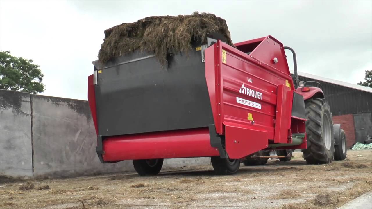 Multifeed blokkendosseerwagen | Blockverteiler | Silage Block feeder