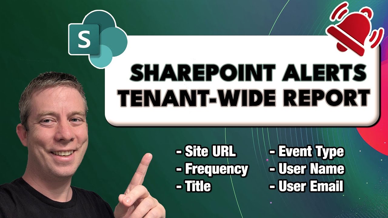Get All SharePoint Alerts Tenant-Wide | M365 Assessment Tool