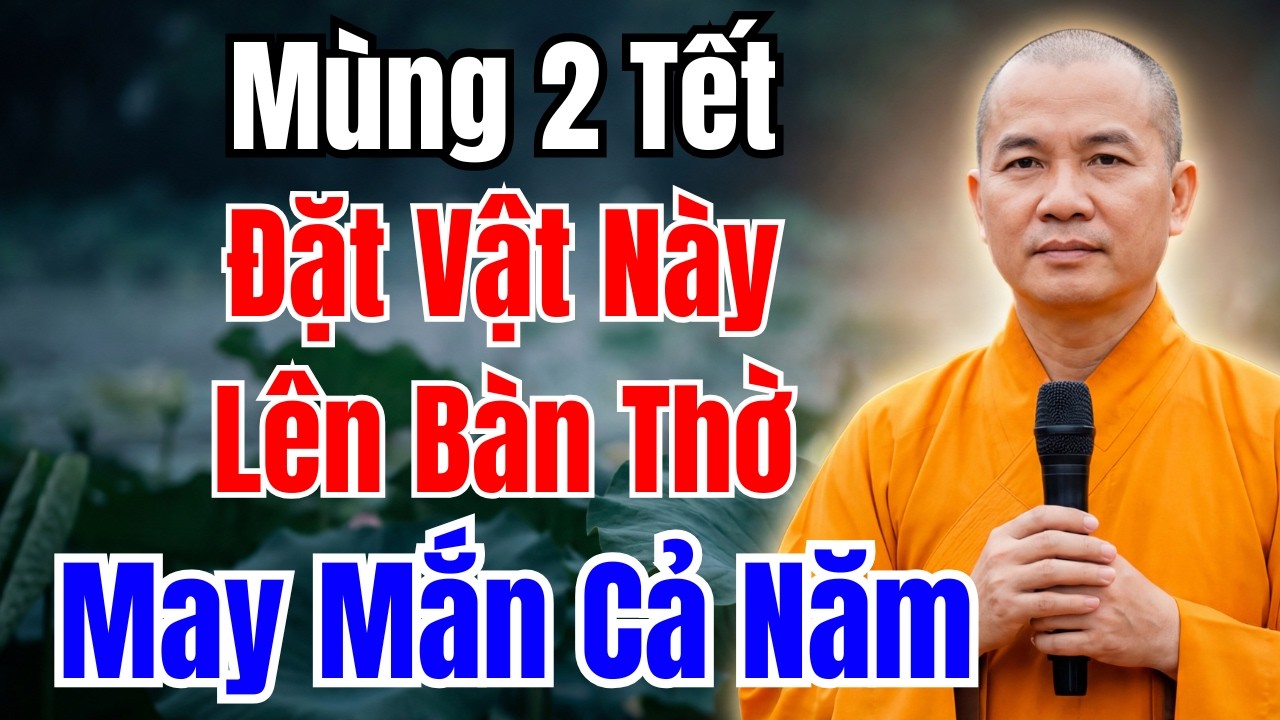 ĐÚNG MÙNG 2 TẾT, ĐẶT VẬT NÀY LÊN BÀN THỜ, VẬN MAY ĐỔI ĐỜI CẢ NĂM BÌNH AN