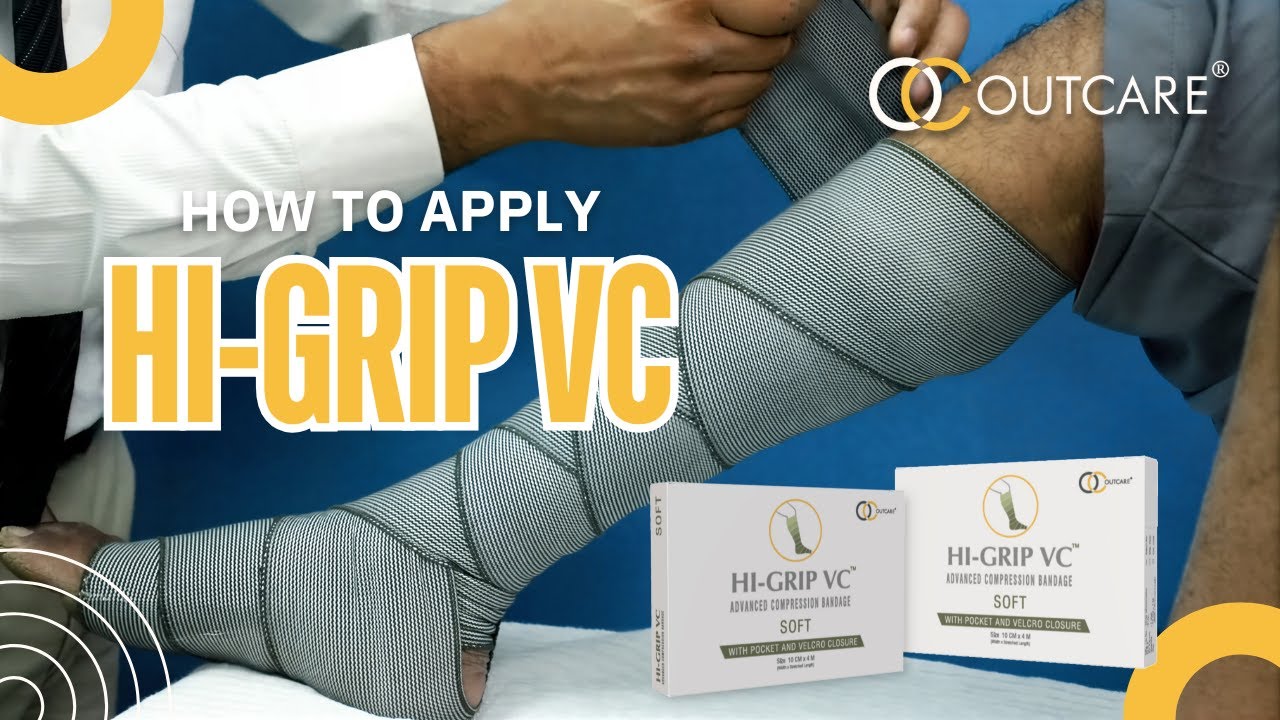 Applying Hi-Grip VC &trade;️ compression Bandage for Venous Disorder- Dr.Anurag