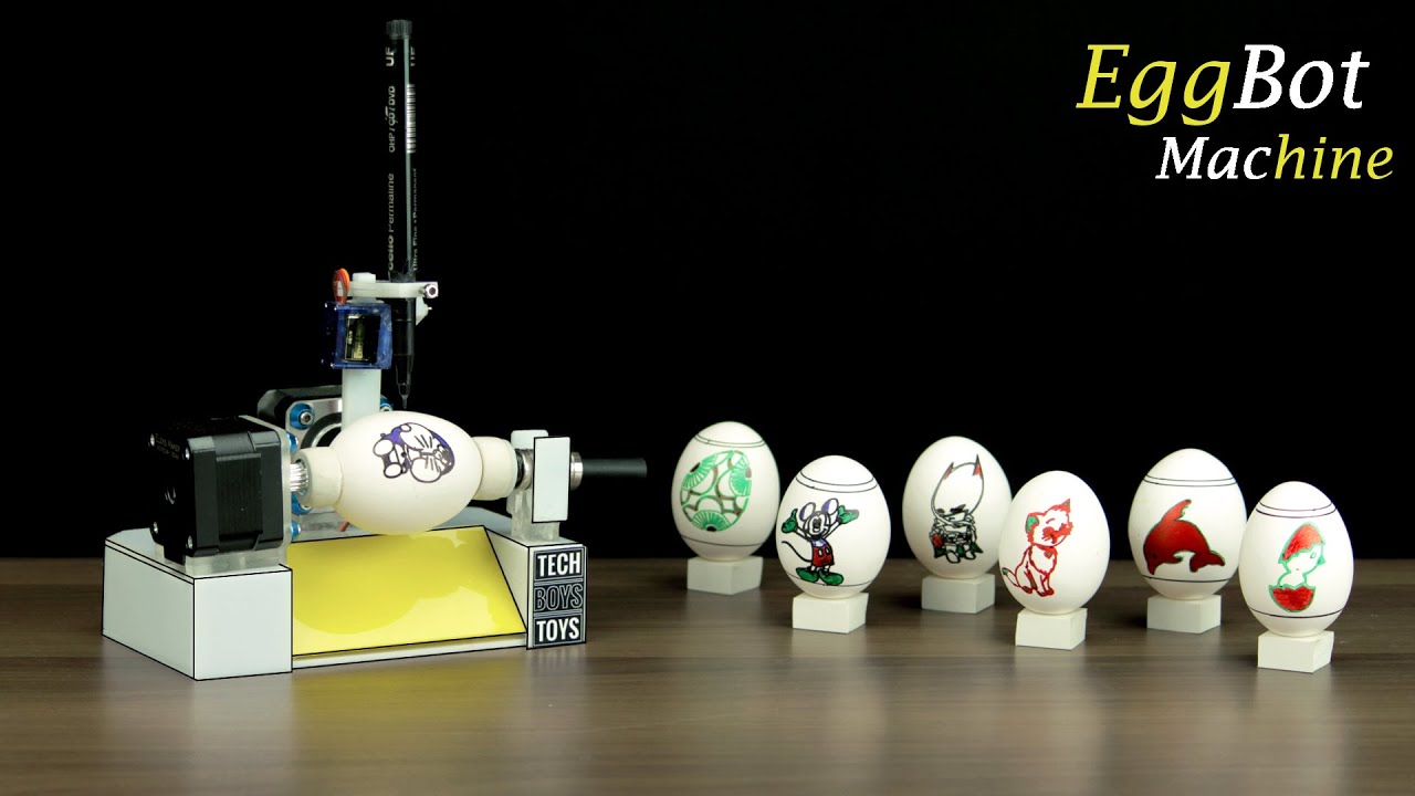 How to make an Egg Printing Machine | Student Science Project
