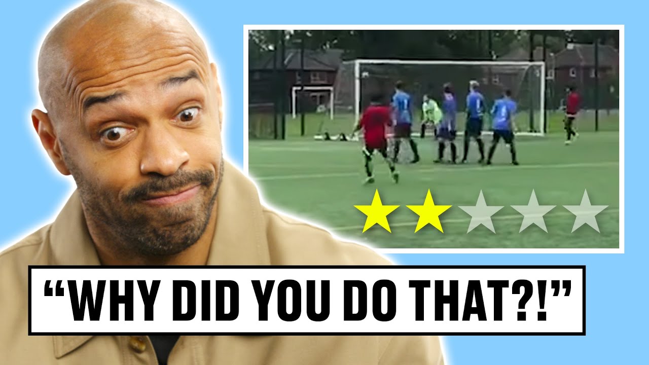 Thierry Henry Reacts To Viral Football Clips | Rate My Skills