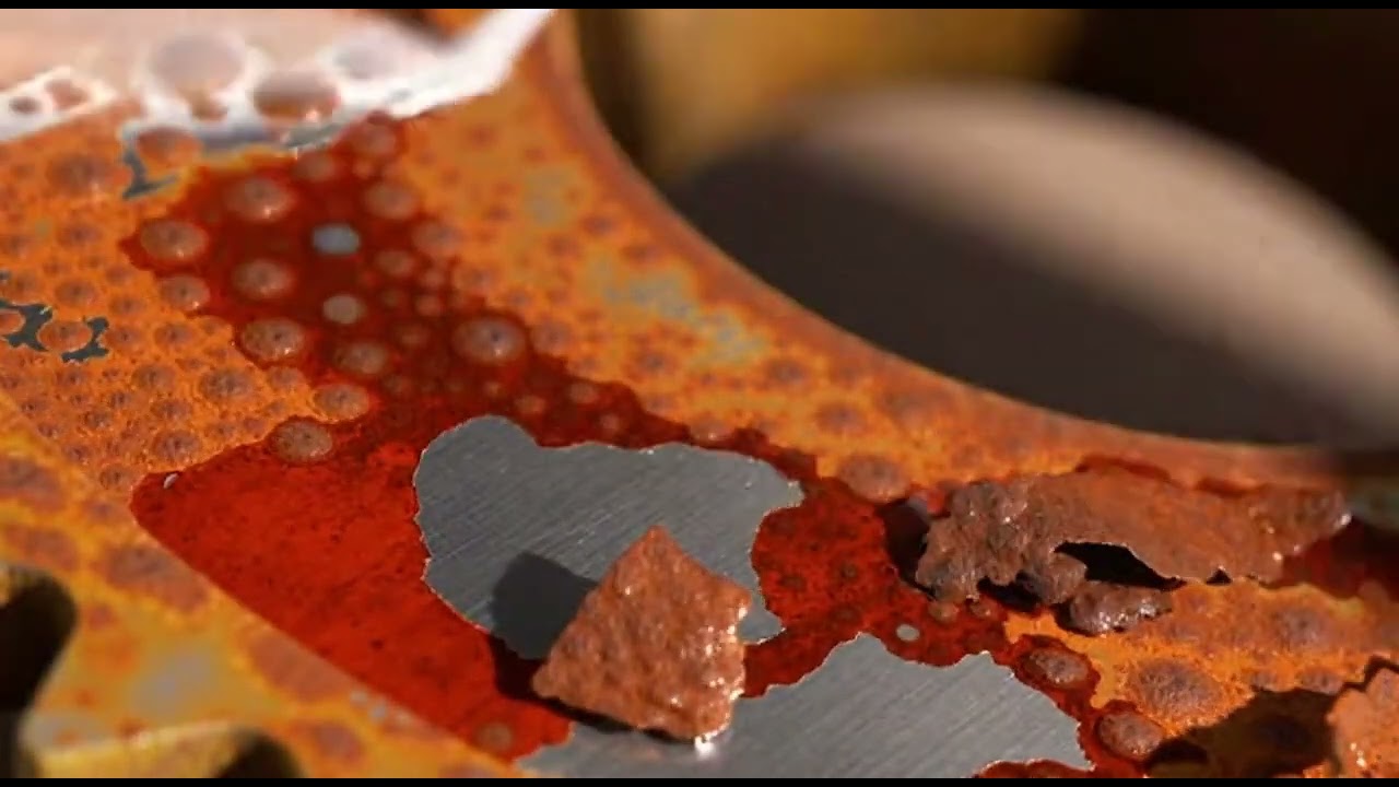 Extreme Rust Cleaning ASMR &ndash; Satisfying Gear Transformation (Ultra Realistic 12K)