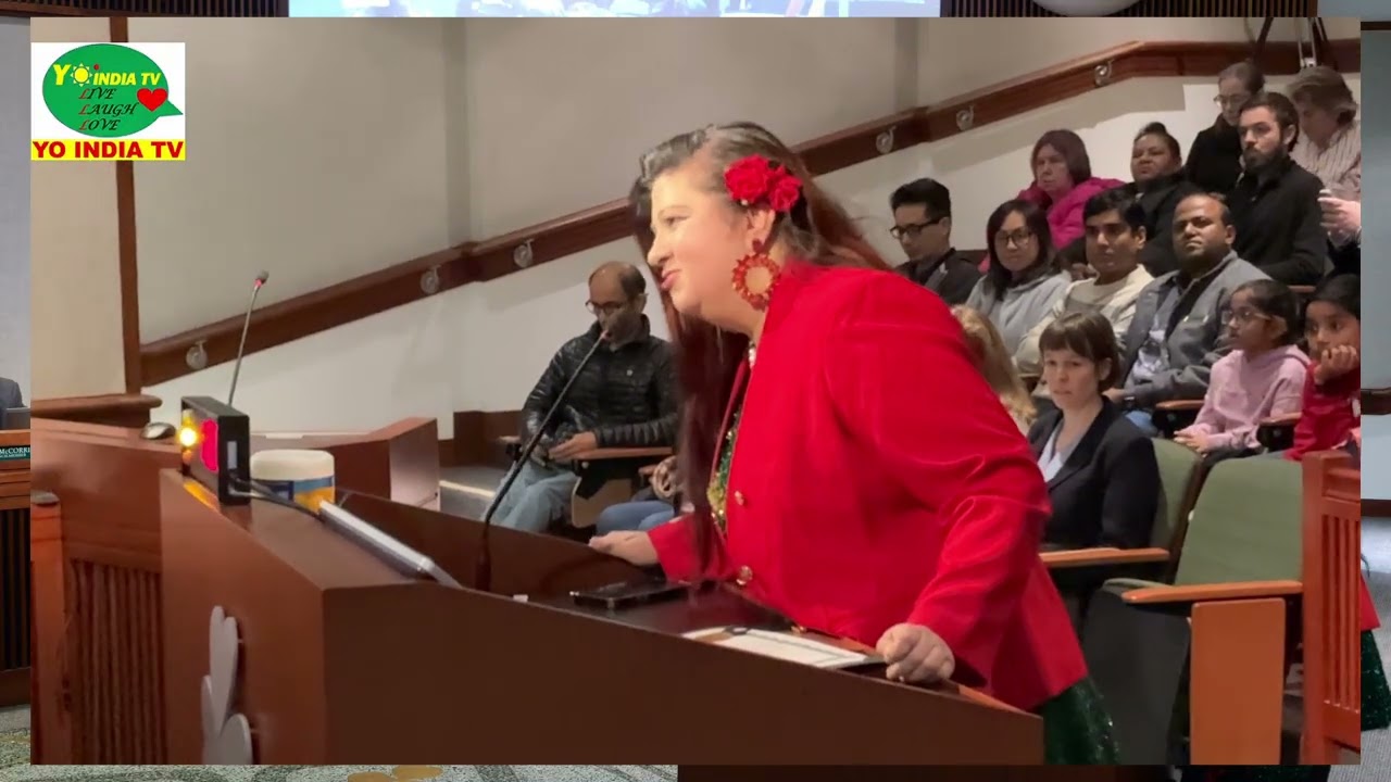 Mayoral Recognition to Yo India TV by Dublin Mayor Sherry Hu | CEO Jasleen Khanuja thank you speech