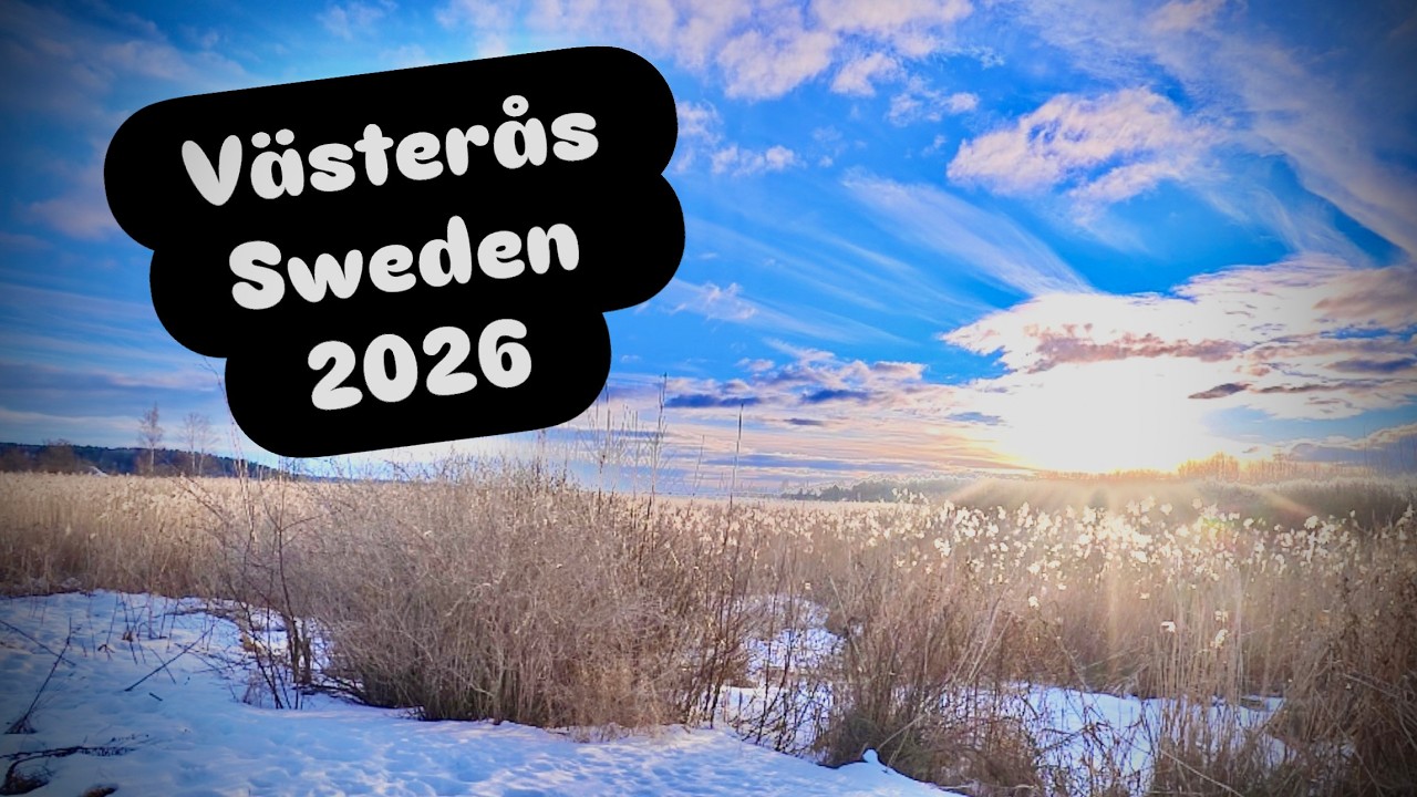 Frozen lake walk in Sweden 2026