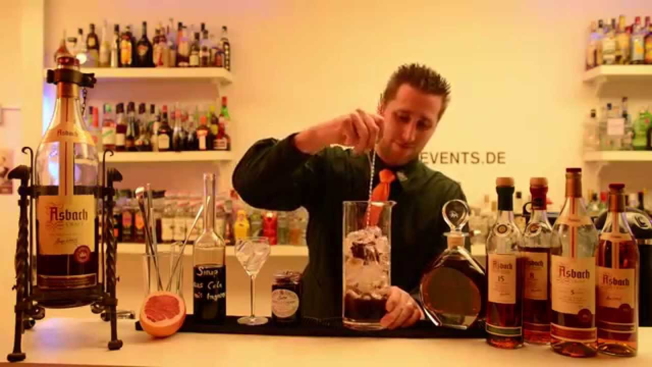 Deluxe Fuji Royal - Cocktail-Kreation mit Asbach Privatbrand 8 Jahre
