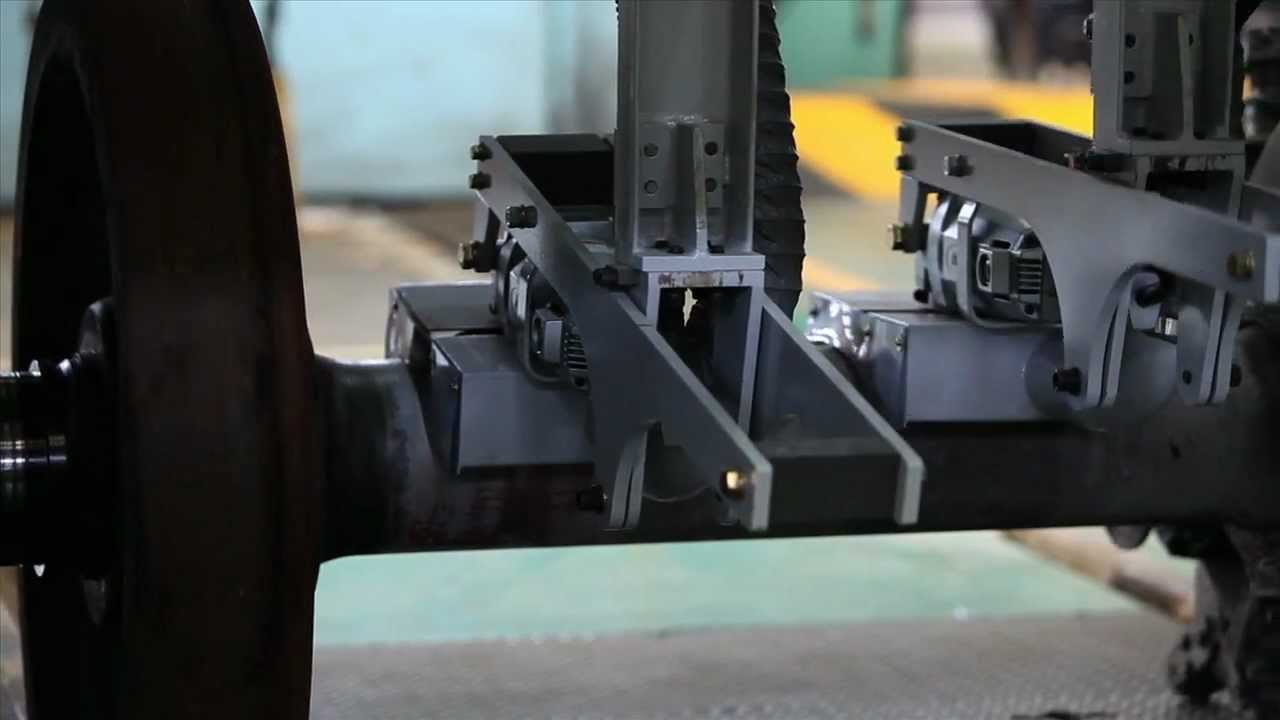 Phased array ultrasonic Test equipment for railway axle